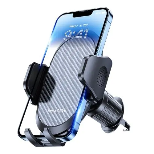 Produktbild: Miracase 360 Grad Drehbar Handyhalterung Auto Lüftung,Kfz Handyhalterung Lüftung mit Haken, Universal Autohalterung fur iPhone 16/15/14/13/12 Pro Max Plus, Samsung S25/S24/S23/S22 Ultra A55/A54/A53