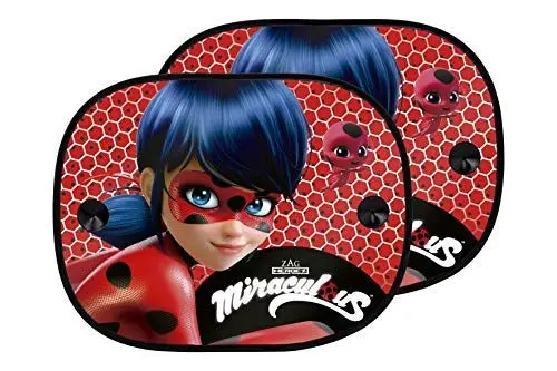 Produktbild: Ladybug Set mit 2 universellen Seitenvorhängen für Autos, NATURE-INSPIRED, Grüne Farbe