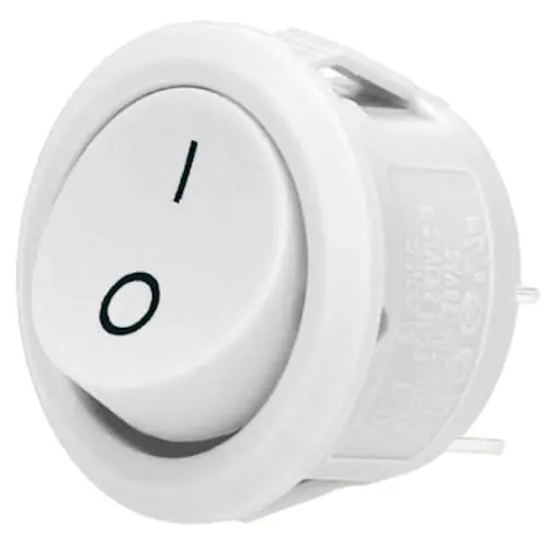 Produktbild: Miratic Kippschalter 230V Schalter 230V, Leistungsstarker 230V Schalter Ideal für Zuverlässige Schaltungen und Steuerungen Strom: 6, 10A Versorgungsspannung: 230V (Weiss)