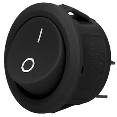 Produktbild: Miratic Kippschalter 230V Schalter 230V, Leistungsstarker 230V Schalter Ideal für Zuverlässige Schaltungen und Steuerungen Strom: 6, 10A Versorgungsspannung: 230V (schwarz)