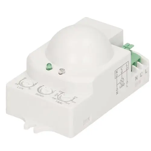 Produktbild: Miratic Mini Mikrowelle Bewegungsmelder Innen 360 Grad mit Dämmerungssensor LED Kompatibel
