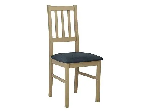 Produktbild: Mirjan24 Esszimmerstuhl Bednir IV, Wohnzimmerstuhl, B:43 x H:94 x T:49 cm, Rahmen aus Buchenholz, Sessel, Stuhl für Arbeitszimmer, Esszimmer, Küchenstuhl Holz (Sonoma/Zetta 300)