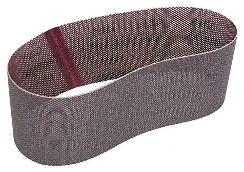 Produktbild: Mirka Abranet Max Schleifband 100x610mm / Korn P80 / 2 Stück für Handschleifmaschinen Bandschleifer Handbandschleifer