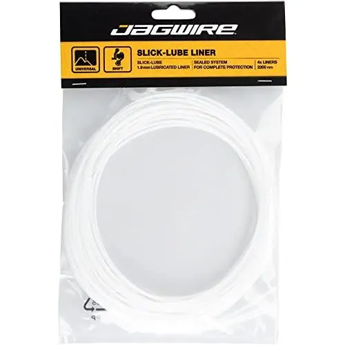 Produktbild: Jagwire Mischung, 4 Schmierrohre, 2,3 m, Weiß, Kunststoff, Fahrradschmierröhren-Set, Fahrradwartung und Reparatur, Transparent, 4U