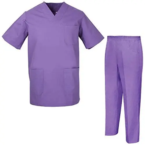 Produktbild: MISEMIYA Unisex Casaca Y Pantalón Uniformes Sanitarios Jacke und Hose Sanitäruniformen Sanitär 8178, Lila, M