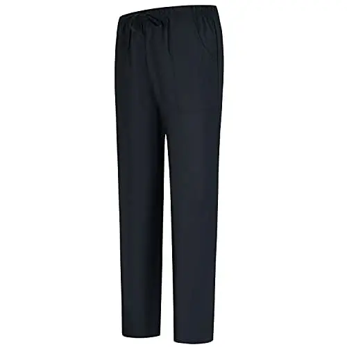 Produktbild: MISEMIYA - Arbeitshosen Unisex ELASTISCHE Taille UNIFORM KLINIK Krankenhaus Reinigung TIERARZT Gesundheit GASTGEWERBE - BZ-6802 - Medium, Schwarz 68