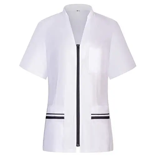 Produktbild: MISEMIYA - Arbeitskleidung Frau Kurze ÄRMEL UNIFORM KLINIK Krankenhaus Reinigung TIERARZT Gesundheit GASTGEWERBE -712 - Medium, Schwarz 21