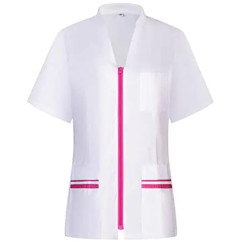 Produktbild: MISEMIYA - Arbeitskleidung Frau Kurze ÄRMEL UNIFORM KLINIK Krankenhaus Reinigung TIERARZT Gesundheit GASTGEWERBE -712 - X-Large, Rosa 22