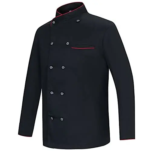Produktbild: MISEMIYA - Damen-KOCHJACKE - Damen-KOCH-UNIFORM Damen-KOCHJACKE - Hospitality Uniform - Ref.844 - X-Large, Kochjacken Herren 844 - Schwarz