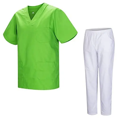 Produktbild: MISEMIYA - Unisex-Schrubb-Set - Medizinische Uniform mit Oberteil und Hose 817-8312-BLANCO - XX-Large, Apple Green