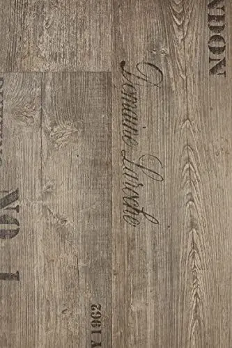Produktbild: Misento PVC Bodenbelag Stabparkett Holzoptik Boden Fußboden mit Gesamtdicke von 2,8mm und Nutzschicht 0,2mm 200 x 500 cm Grau