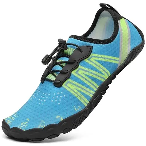 Produktbild: Mishansha Aquaschuhe Herren Badeschuhe Damen Sommer Wasserschuhe Azurblau 44