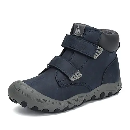 Produktbild: Mishansha Kinder Wanderschuhe Bequeme Sneaker Atmungsaktive Sport Outdoorschuhe Strapazierfähige Laufsohle Dunkelblau Gr.37