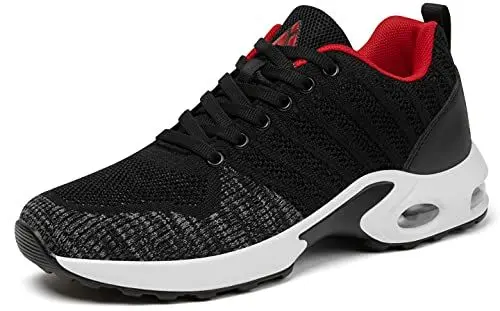 Produktbild: Mishansha Sportschuhe Damen Air Straßenlaufschuhe Frauen Dämpfung Laufschuhe Leichtes Bequem Sneaker Schwarz 275, Gr.40 EU