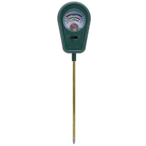 Produktbild: Miskall Bodenmessgerät, Bodentester-Set, 3-in-1, multifunktionales Fruchtbarkeits-PH-Messgerät für Rasen, Garten, Bauernhof, Haus, Innen- und Außenbereich, Hydrometer für Pflanzen