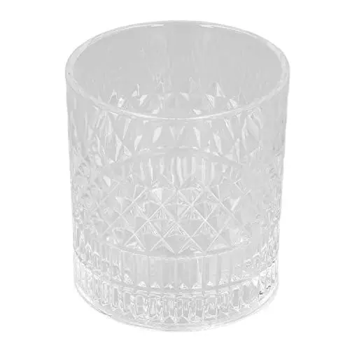 Produktbild: Jeanoko Whiskyglas 300 Ml Lebensmittelqualität, Langlebiges Glas, Geschnitzte Designs, Weit Verbreitetes Bourbon-Glas-Trinkglas für Zuhause, Bar, Küche, Whisky, Kaffee, Tee Bar und Restaurant