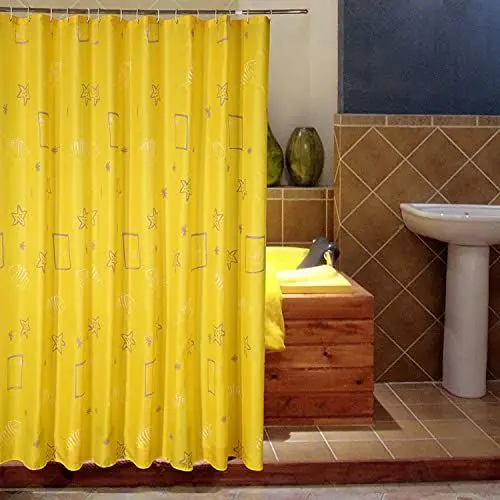 Produktbild: Misounda Polyester Duschvorhange (240 x 200 cm), Wasserdicht, Schimmelfest Und WaschbestäNdig, Mit Duschvorhangring, Geeignet FüR Badezimmer, KüChe, Umkleideraum.