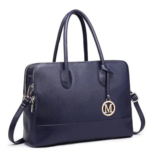 Produktbild: Miss Lulu Aktentasche Handtasche 13 Zoll Laptoptasche Arbeitstasche Schultertasche Messenger Bag Retro Elegant Damen