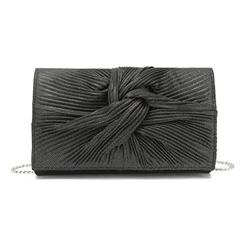 Produktbild: Miss Lulu Damen LH2252 BK Clutch, Schwarz