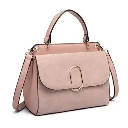 Produktbild: Miss Lulu Handtasche Klein Henkeltasche Damen Elegante Schultertasche Umhängetasche Kunstlerder Shopper