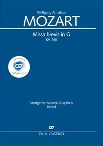 Produktbild: Missa brevis in G (Klavierauszug): KV 140 (235d), 1773(?)