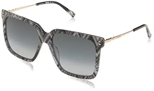 Produktbild: Missoni Unisex Mis 0107/s Sunglasses, White Black Pattern, 57