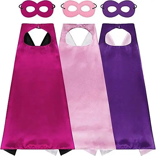 Produktbild: Miss-shop Capes und Masken,Superhelden Umhang Maske Superhelden Kostüm Verkleidet Umhänge für Jungen und Mädchen Superhelden Cape und Kinder Kostüme Party