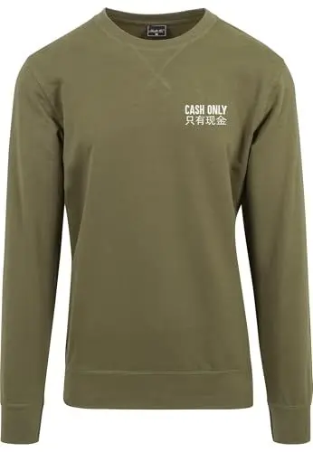 Produktbild: Mister Tee Herren Cash Only Crewneck S Olive