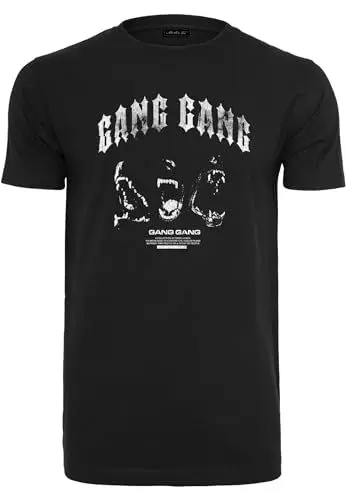 Produktbild: Mister Tee Herren T-Shirt Gang Gang Tee, Graphic T-Shirt für Männer,Print T-Shirt, Streetwear