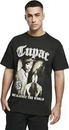 Produktbild: Mister Tee Herren Tupac MATW Sepia Oversize Tee L Black