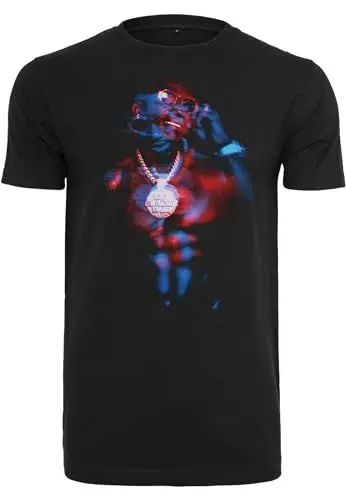 Produktbild: Mister Tee Unisex MT2852-Gucci Mane Red Blue Tee T-Shirt, Black, 5XL