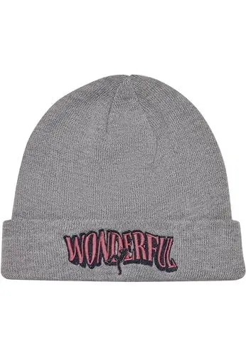 Produktbild: Mister Tee Unisex Wonderful Heavy Knit Beanie Beanie Hat, heather grey, Einheitsgröße