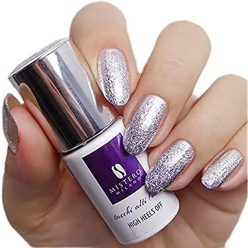 Produktbild: Mistero Milano Metallischer Hybrid-Nagellack - LED UV Nail Polish - 7ml High Heels Off
