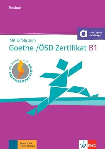 Produktbild: Mit Erfolg zum Goethe-/ÖSD-Zertifikat B1 – Testbuch: Buch mit Audios