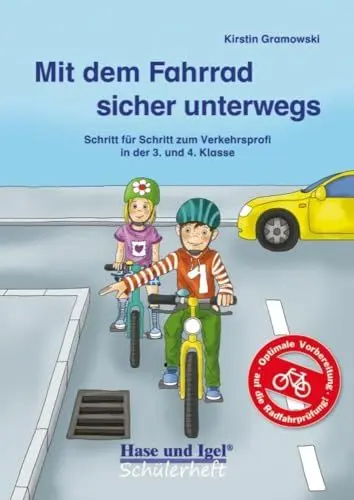 Produktbild: Mit dem Fahrrad sicher unterwegs: Schritt für Schritt zum Verkehrsprofi in der 3. und 4. Klasse