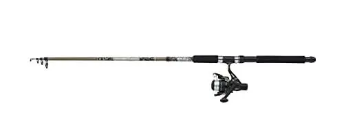 Produktbild: Mitchell Tanager Camo II Tele Spin Combo, Teleskop-Angelrute und Rolle, Spinning Combo, ideal für Anfänger oder Gelegenheitsangler, Raubfischangeln, Hecht, Barsch, Zander, Green Camo, 1,8 m | 5-15 g