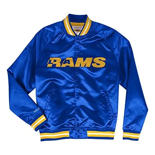 Produktbild: Mitchell & Ness Lightweight Satin Jacket - Los Angeles Rams, S