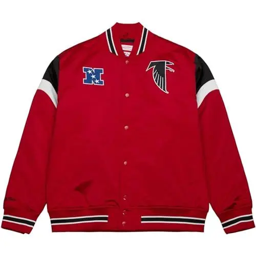 Produktbild: Mitchell & Ness M&N Heavyweight Satin Jacke NFL Atlanta Falcons - M
