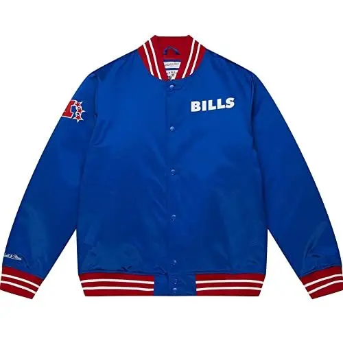 Produktbild: Mitchell & Ness M&N Heavyweight Satin Jacke - NFL Buffalo Bills - XXL
