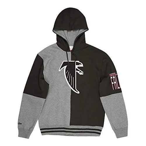 Produktbild: Mitchell & Ness M&N NFL Split Colour Hoody Atlanta Falcons, Grey/Black, XX-Large