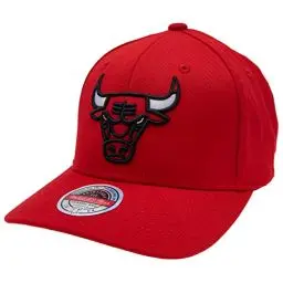 Produktbild: Mitchell & Ness NBA/HWC Team Ground 2.0 Classic Red Curved Snapback - Chicago Bulls, Rot