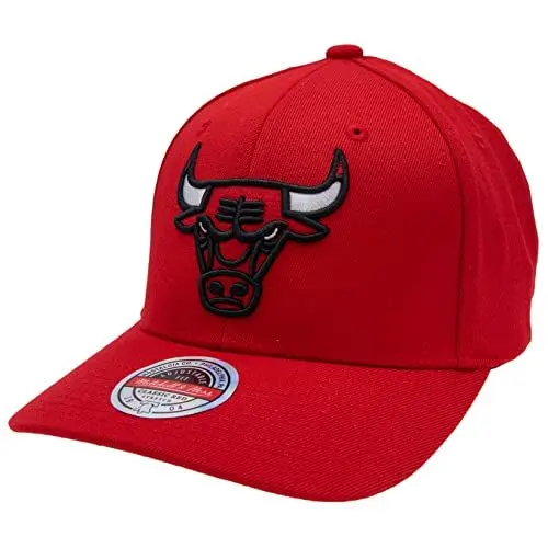 Produktbild: Mitchell & Ness NBA/HWC Team Ground 2.0 Classic Red Curved Snapback - Chicago Bulls, Rot