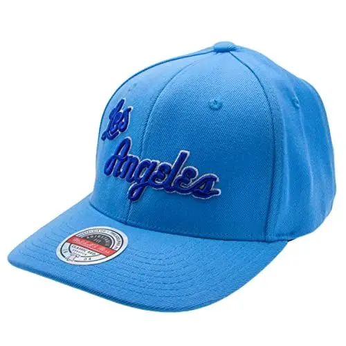 Produktbild: Mitchell & Ness NBA/HWC Team Ground 2.0 Classic Red Curved Snapback - Los Angeles Lakers, 1960 Logo, Blau