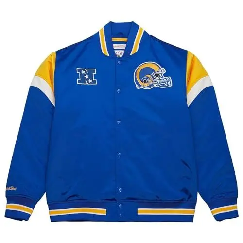 Produktbild: Mitchell & Ness NFL Heavyweight Satin Jacket - Los Angeles Rams, XL