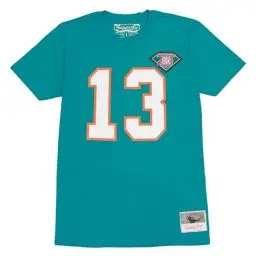 Produktbild: Mitchell & Ness NFL Name & Number T-Shirt Miami Dolphins - Dan Marino, S
