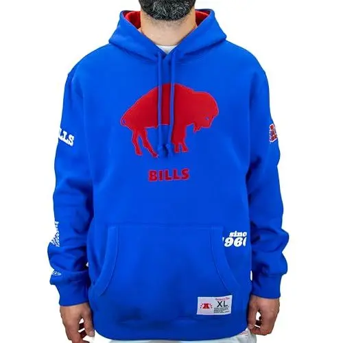 Produktbild: Mitchell & Ness NFL Team Origins Fleece Hoody - Buffalo Bills, S