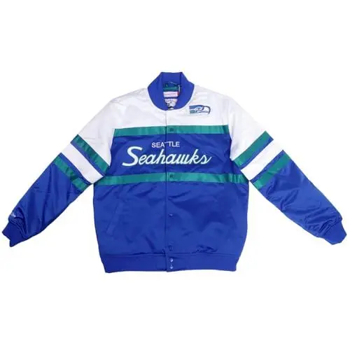 Produktbild: Mitchell & Ness Seattle Seahawks Special Script Heavyweight Satin NFL Jacke
