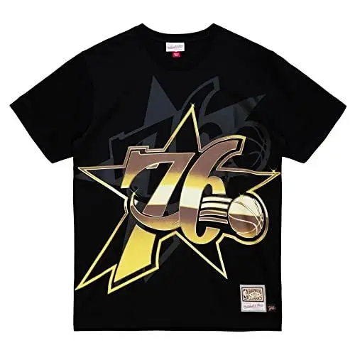 Produktbild: Mitchell & Ness Shirt - Big FACE 4.0 Philadelphia 76ers - S