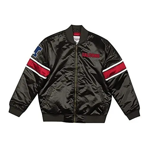 Produktbild: Mitchell and Ness M&N NFL HEAVYWEIGHT SATIN JACKET ATLANTA FALCONS, BLACK