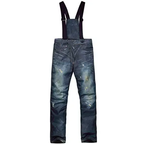 Produktbild: Mitef Herren Skihose, Warm, Verdickt, Winddicht, Wasserdicht, Snowboardhose, erhältlich in Zwei Farben und Verschiedenen Größen, Herren, Schwarz, Medium